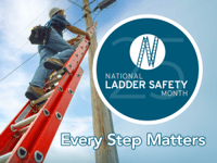 Every Step Matters – National Ladder Safety Month Coming in March PR Image 11.13.24