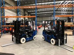 Toyota hydrogen fuel cell-powered forklifts