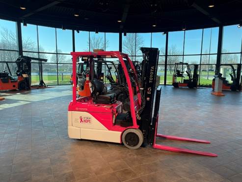 Toyota Pink Forklift