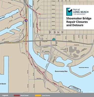 Port of Long Beach bridge closure