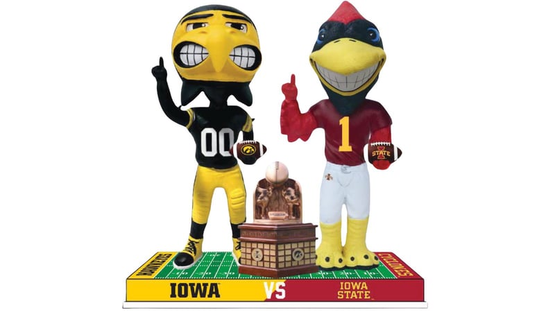 Iowa vs. Iowa State Rivalry Bobblehead (2)