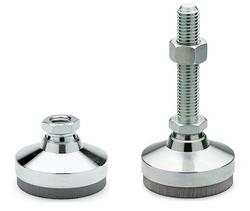 Metric Size, Tapped Type Steel Vibration Dampening Leveling Mounts From 